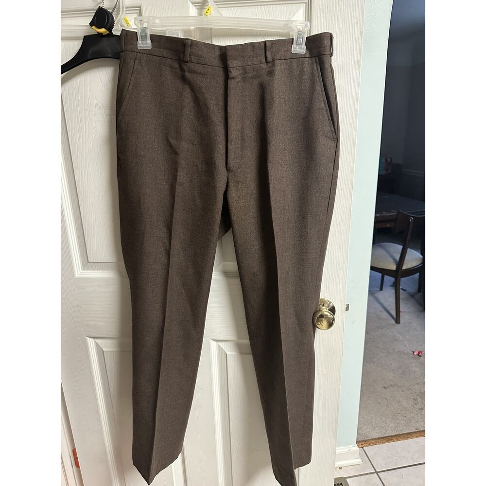 Vintage Campus Studio One Pants Made In USA Brown 70s 38x29 Dad Grandpa